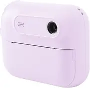 Instant Print Camera for Kids with Doodle Paper - 4800W HD 6X Zoom Camera & 20 Creative Frames, Built-in MP3/Games, 1300mAh Rechargeable Battery (Purple)