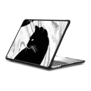 MacBook Air 13-inch (M2 - M4) Impact Case Black cat - Halloween black and white illustration