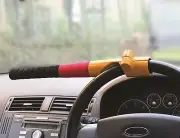 BASEBALL BAT STEERING WHEEL LOCK FOR MAZDA RX7 RX8