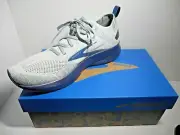 Brooks Mens Levitate 4 Energize Grey/Oyster/Blue Size: 8 Medium (110345-1D-008)