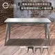 E-home Kev凱夫全金屬工業風桌-140x80cm-四色可選