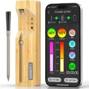 700FT Bluetooth Meat Thermometer, 5.5mm Ultra-Thin Probe Wireless Food Thermo...