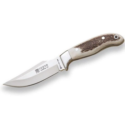 Joker CC40 Cebra II Fixed Blade Skinning Knife, Stag Horn
