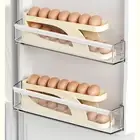 Fridge Side Door Egg Tray Slide-style Organizer Capacity Carton