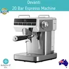 Devanti Espresso Machine 20 Bar Coffee Machine Espresso Maker with Milk Frother