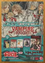 2006 Vampire Knight Manga Series Vintage Print Ad/Poster Anime Promo Art 00s