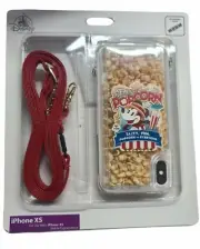 Disney Parks MICKEY MAIN STREET POPCORN iPhone XS Case Cover w/ Strap