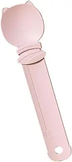 Cats Feeder Slide and Squeeze Completely Without Residue Cat Fried Meatball Dispenser ABS Dogs Automatic Feeder Squeezer, Pink