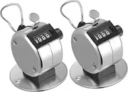 Mobestech Mechanical Counter Clicker Thumb Tally Step Counter Resettable Durable Metal