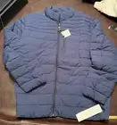 Calvin Klein Men’s Jacket Blue Puffer Warm Stretch $225 Sorona Aura X Large 1068