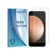 3 Pack MEZON Samsung Galaxy S23 FE (6.4") Ultra Clear Film Screen Protectors