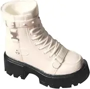 Ronyme 1/6 Scale Doll Footwear for 12in Girl Figure, BJD Shoes for Collectors, White