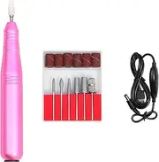 Electric Nail Driller Portable Pen with Nail Drill Bit Nail Polishing Pen USB Rechargeable for Exfoliating Grinding Polishing Nail Polish Removing Acrylic Nail Tools