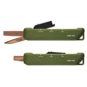 Kokuyo Hasa-T420DG Scissors Cutter 2Way Scissors, cutters Titanium Blade Khaki