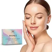 Ivanka Instant Kojic Acid & Glutathione Skin Whitening Soap - Lightens Dark Spots & Brightens Skin - for Face, Armpits, Elbow, Knees, Intimate Area, Private Parts & Full Body - 100g