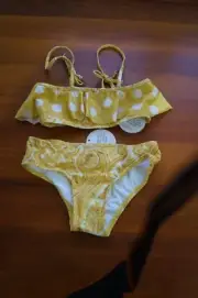 ZIMMERMANN Girls Lumino Ruffle Bikini, Spliced colour, Sz 6, BNWTs, RRP$80