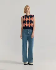 Lanie Argyle Vest