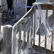 1000sqm Halloween Decorations Spider Webs with 60 Extra Fake Spiders, Stretchable Spider Webs for Halloween Decor Indoor and Outdoor (300g Spider Web)