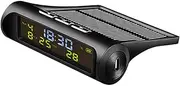 On-Board Timetable Digital Thermometer Time Clock Car Clocks for Dash Automotive Clock Digital Clock Car Accessory Temperature Meter Small Clock for Car Dashboard Clock Abs