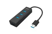 UNITEK USB 3.0 4-Port Hub - Black Y-3089