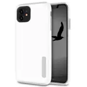 For iPhone 11 Pro Dual Layer Compact Grip Protective Bumper Case Cover - White