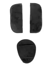 Black Red Blue Cushion Pad Cover for Baby Infant CarSeat Strap Buckle Bumbleride