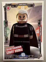 Lego Star Wars Series 3 Card No. 85 Selbstsicherer Count Dooku