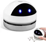 BLAZDEVE Mini Table Vacuum Cleaner, Portable Cordless USB Rechargeable, High Suction Power for Desktop Cleaning Crumbs