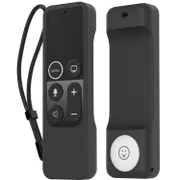 Ahastyle Silicone Protective Cover For Apple Tv Hd / 4K & Airtag Remote Control Tracker