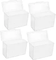 KITANDOVE Multi-functional Photo Container Plastic Storage Box Stamp Storage Container Jewelry Box Tidy