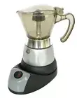 4 Cups High Pressure Electric Coffee Maker Espresso 400W,Silver