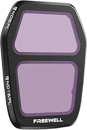 Freewell ND8PL/ND16PL Filter Compatible with DJI Air 3S- Perfect for Long Exposure Shots and Motion Blur in Bright Conditions