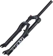 20 Inch MTB Snow Bike Suspension Fork Aluminum Alloy for 4.0" Tire Beach Mountain Bike Spread 135MM 1. 1/8 Straight Tube Bicycle Fat Suspension Fork Disc Brake QR HL