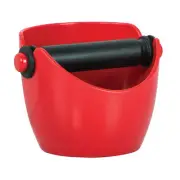 Avanti Mega Knock Box - Red Coffee Grind Container Box Bin Bucket