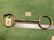 Horse Bit New English Polo/Eventing egg butt/Cheltingham fixed mouth gag 6 in mo