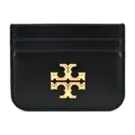 【TORY BURCH】ELEANOR 雙T金字LOGO卡片夾(黑)