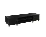 Artiss Entertainment Unit with Cabinets - Black