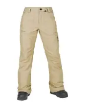 Volcom Knox Insulated Gore-Tex Women's Snow Pants, Sand, Medium
