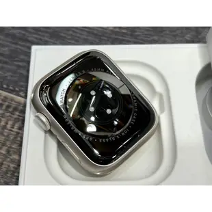 Apple Watch S9 45mm GPS 星光 客人續約用不到 保固到2024/10/16 有盒裝 有配件
