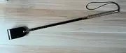 Fashionable Metal Beads Slender Handle Leather Slap Paddle Couples Flirting Leather Whip Horsewhip with Hand Strap