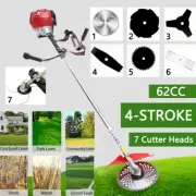 PORIYA 62CC 4 Stroke Multi Tool Brush Cutter 7 Blades Snap-On Disassembly