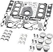 Cylinder Piston Kit Engine Overhaul Gaskets Seals Rebuild Set Pistons Fit For Mercedes-Benz C230 C260 C280 C300 E280 E300 S300 Motorbike Engine Rebuild Kits