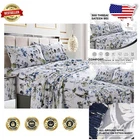 Elegant 300 Thread Count California King Bed Sheets with Deep Pockets - 4 Pieces
