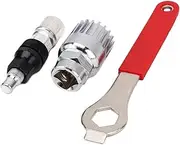 BRIGHTFUFU Professional Bike Tools Steel Crank Puller Compact Wrench Easy Shaft Removal for Home Mechanics