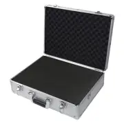Aluminum Hard Case with DIY Customizable Foam Insert - 19 x 14 x 6in (Chrome ...