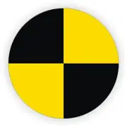 10 pack - CRASH TEST DUMMY Vinyl Hard Hat Helmet Stickers Safety Decals Funny