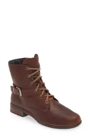 Naot Alize Zip Combat Boot in Soft Cognac Leather at Nordstrom, Size 11Us