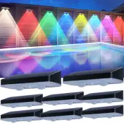 Outdoor Solar Powered LED Garden Patio Lamp Door Fence Wall Lights Super Bright