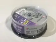 Verbatim Blu-ray BD-R XL 100GB 20 Spindle 4x Speed Printable VBR520YP20SD4