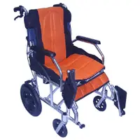 在飛比找蝦皮購物優惠-輪椅B款/ 鋁合金輪椅 (抬腳功能 背可折 方便復健)// 
